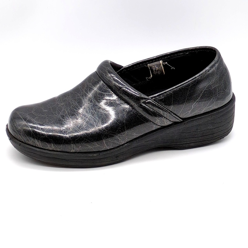 Safe T Step Clogs Womens Black 8.5 Work Shoe Comfort Oil & Slip Resistant 143187